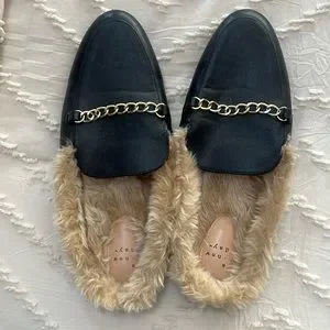 靴 Her lip to A New Day Mules New Color] Bit Square-Toe Mules